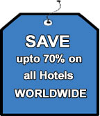 Book Hotels Worldwide .. Save Upto 70%